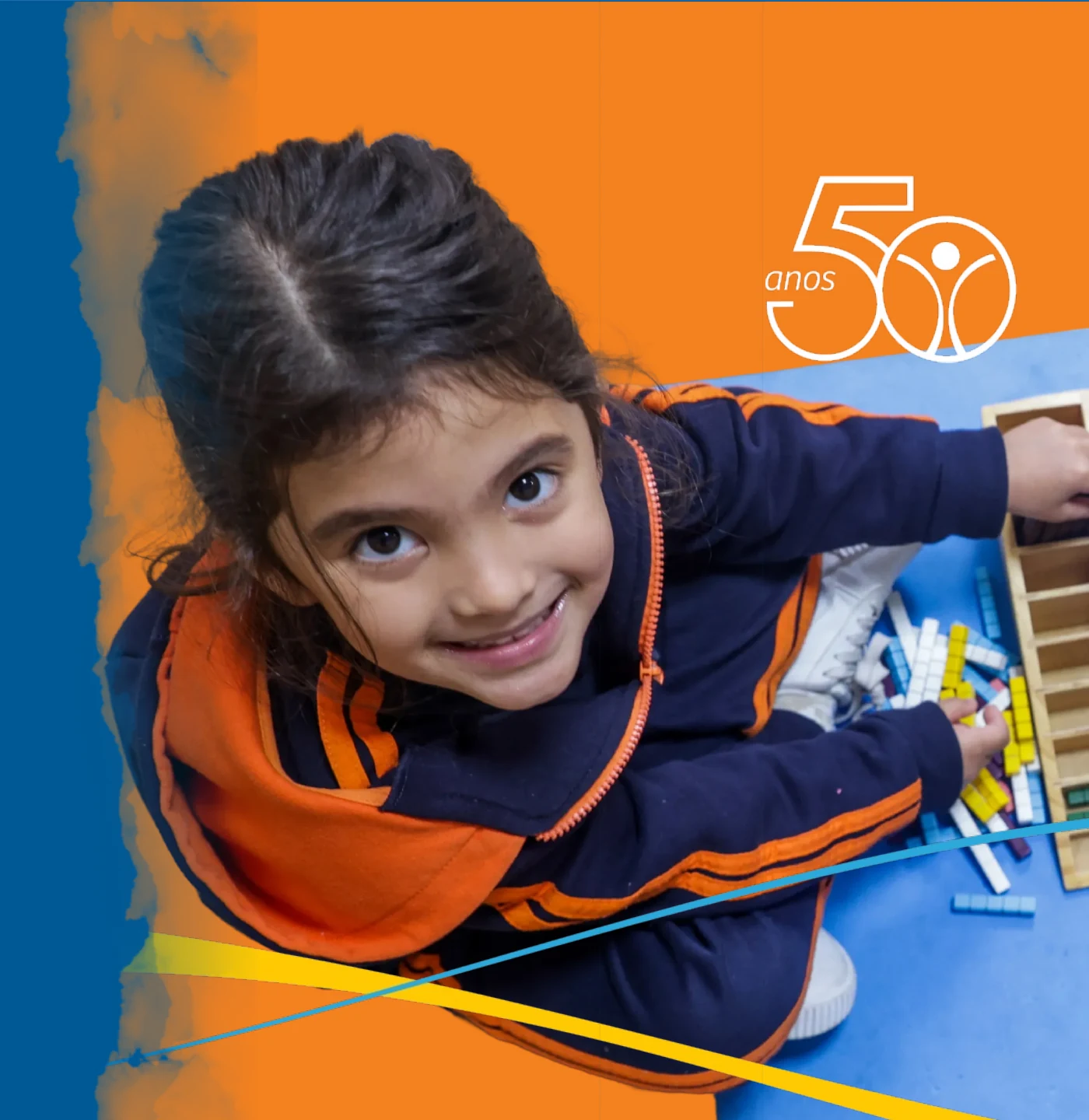 Aluna da Educação Infantil do Colégio Leonardo da Vinci